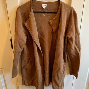 J. Crew Camel Jacket/cardigan